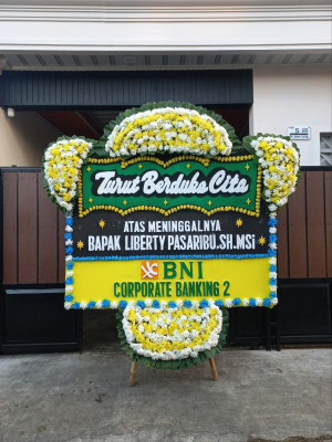 Papan Bunga Duka di Mekarbaru