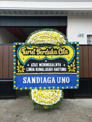 Papan Bunga Duka di Mekarbaru