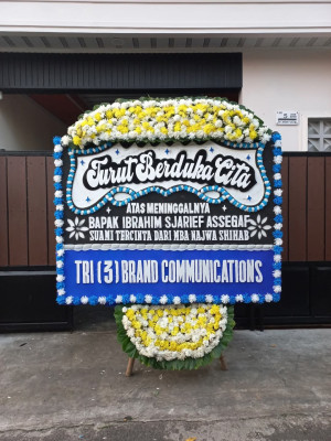 Papan Bunga Duka di Mekarbaru